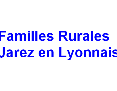 Familles Rurales Jarez en Lyonnais